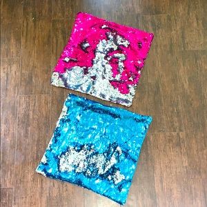 Reversible Sequin Pillow Covers 15x15